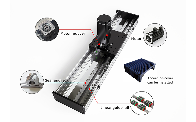 Gear Rack Linear Motion Module